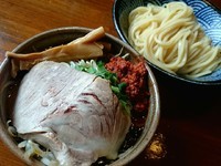 「つけそば（辛味噌）950円」@麺 一直の写真