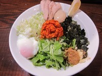 「限定　冷製台湾まぜそば（８２０円）＋他」@二代目 むじゃきの写真