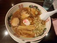 「中華そば 600円」@元祖會津中華そば べこ めでたいや 東京分店の写真