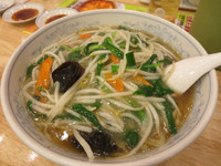 「もやしラーメン」@ぎょうざの満洲 越谷東口店の写真