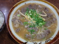 「肉ラーメン(750円)ライス(150円)」@しまいの写真