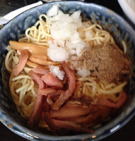 「煮干濃麺ＨＶ＆和え玉」@濃麺 海月の写真