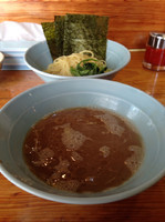 「朝らー （麺の氷締、500円）」@横浜ラーメン 武蔵家 大井町店の写真