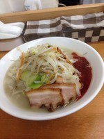 「鶏ぶた辛タンメン」@富白 御徒町本店の写真