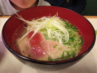 「まぐろラーメン」@はま寿司 足利店の写真