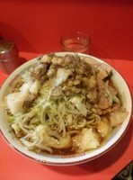 「小ラーメン　野菜ニンニクあぶらカラメ」@ラーメン二郎 仙川店の写真