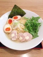 「大申淡麗鷄ラーメン:塩+味玉(750円+50円)」@麺屋 大申の写真