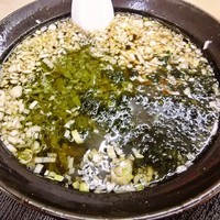 「三陸めかぶラーメン(600円)」@前沢SA 上り線 スナックコーナーの写真