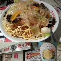 「五目かた焼きそば(大盛)900円」@陳麻家 高崎駅西口店の写真