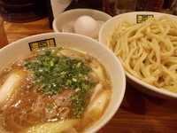 「豚玉喰らえ！阿波踊り濃菜つけめん（限定スタンプラリー第３弾）」@濃菜麺 井の庄の写真