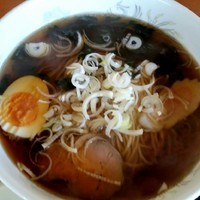 「正油ラーメン　５００円」@中華食堂 蓮華の写真