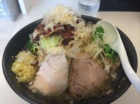 「鶏塩ふじ麺  500円」@濃厚鶏豚骨魚介つけ麺 かず屋の写真