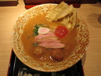 「鴨白湯そば 極み：1380円」@銀座 鴨そば 九代目 けいすけの写真