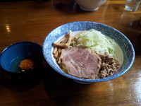 「油そば(生卵)」@麺 一直の写真