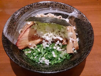 「【平日夜限定】魚介豚骨まぜそば直火増し」@ジュンタの写真