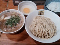 「【限定】  豚玉喰らえ！阿波踊り濃菜つけめん ￥850 他」@濃菜麺 井の庄の写真