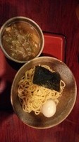 「渓つけめん(小)＋味付玉子」@食処 渓の写真