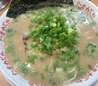 「ラーメン＋替え玉」@九州大分らぁめん たまがった 神奈川新町本店の写真