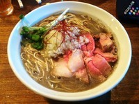 「極灰汁中華(鯵煮干）780円」@灰汁中華 丿貫の写真