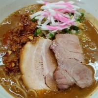 「【限定】煮干しカレー拉麺（半ライス付き） ８５０円」@良温(Ra-on)の写真