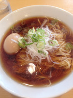 「ラーメン定食(醤油)➕味玉」@らーめん芝浜の写真