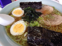 「ラーメン ゆで卵」@ラーメンショップ 寒川店の写真