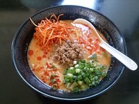 「【夏限定】冷し坦々麺＋ごま餃子＋チャーシュー丼」@胡麻らーめん 極の写真