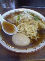 「チャーシュー味玉中華そば　1000円」@中華そば しば田の写真