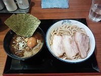 「濃厚煮干豚骨 特製つけそば」@市川ウズマサの写真