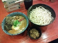 「かれあつ（中）＋キーマ・チーズMIX」@二代目狼煙 本店 葉隠製麺の写真