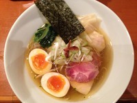 「特製塩そば」@饗 くろ㐂の写真