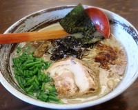 「鶏そば 太麺 700円」@鶏そばや 竜神洞の写真
