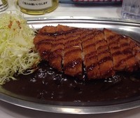 「ロースカツカレー エコノミークラス（６８０円）」@ゴーゴーカレー 秋葉原中央通店の写真