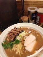 「烏賊干し鶏白湯醤油そば」@新橋 纏の写真