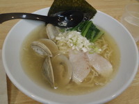 「スズキとホンビノス貝のらーめん（塩）842円」@西武船橋店 京成沿線美味しい博覧会～船橋～の写真