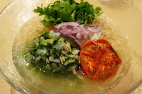 「冷やし浅利そば（限定）」@饗 くろ㐂の写真