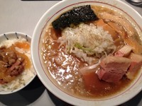 「濃厚煮干し蕎麦  ¥750  ミニご飯  ￥50」@中華蕎麦 瑞山（ZUIZAN）の写真