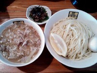 「【限定】踊るさんまつけめん(中盛) ￥850＋味玉」@濃菜麺 井の庄の写真