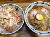 「小ふぁんてん丼セット(小ふぁんてん丼+細麺桂花)」@桂花ラーメン 新宿ふぁんてんの写真