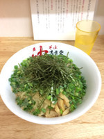 「油そばW 800円    ねぎゴマ 100円」@麺屋三郎の写真