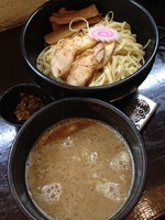 「目黒のさんま白湯つけ麺＋自家製生七味」@づゅる麺 池田の写真