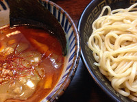「辛いつけめん【900円】」@東京煮干中華そば 三三㐂 大森の写真