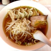 「ぎょうざ麺（￥500）」@らーめん亭の写真