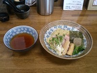 「鶏の清湯醤油つけ麺」@㐂九家の写真