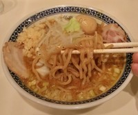 「スープカレーそば \830＋裏の麺 \100」@麺家ぶんすけの写真