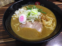 「カレーラーメン」@ラーメン人生 JET 福島本店の写真