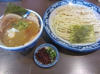 「特製つけそば（９８０円）＋大盛＋エビ辛し」@中華そば・つけそば 浜屋の写真