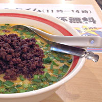 「坦々麺大盛無料820円」@悠河らーめんの写真