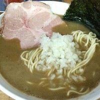 「【ゲリラ限定１５食】濃厚鶏白湯煮干そば（醤油）  ８００円」@へべれ家の写真