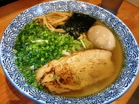 「芳醇煮干そば（塩）760円＋味玉」@麺や 燦虎の写真